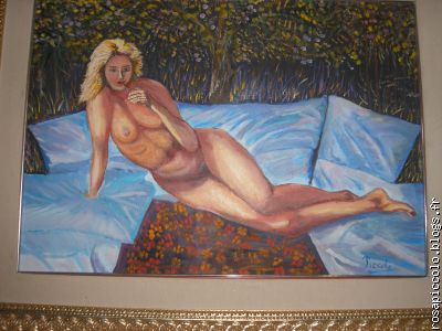 Les dim    50X70                  Prix:200 EUROS Le nom: nue